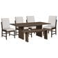 Mayberry Hill Brisbane 6-Piece Rectangular Dining Set with Beige Cushion in Brown, , large