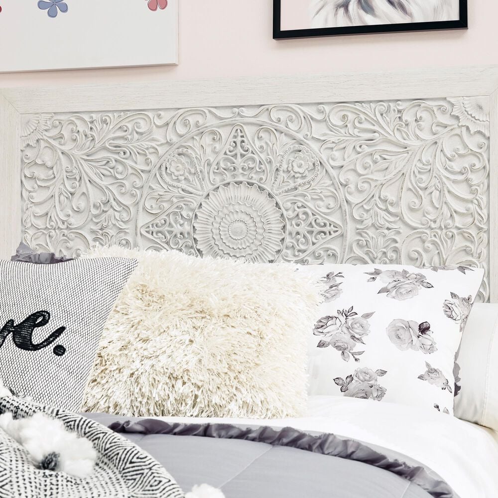 Ashley Paxberry Full Bed in White Wash, , large