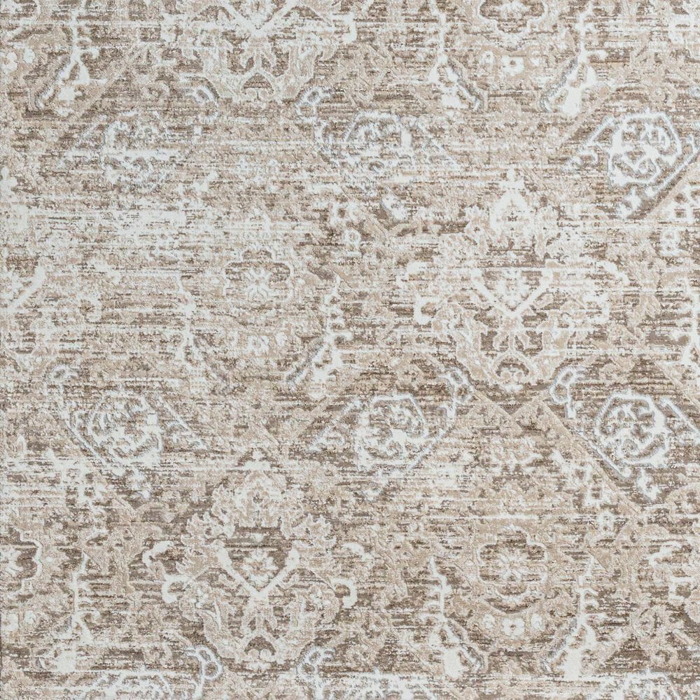 Radici USA Livigno Damask 7&#39;10&quot; Round Beige Area Rug, , large