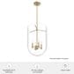Hunter Sacha 4-Light Pendant in Alturas Gold, , large