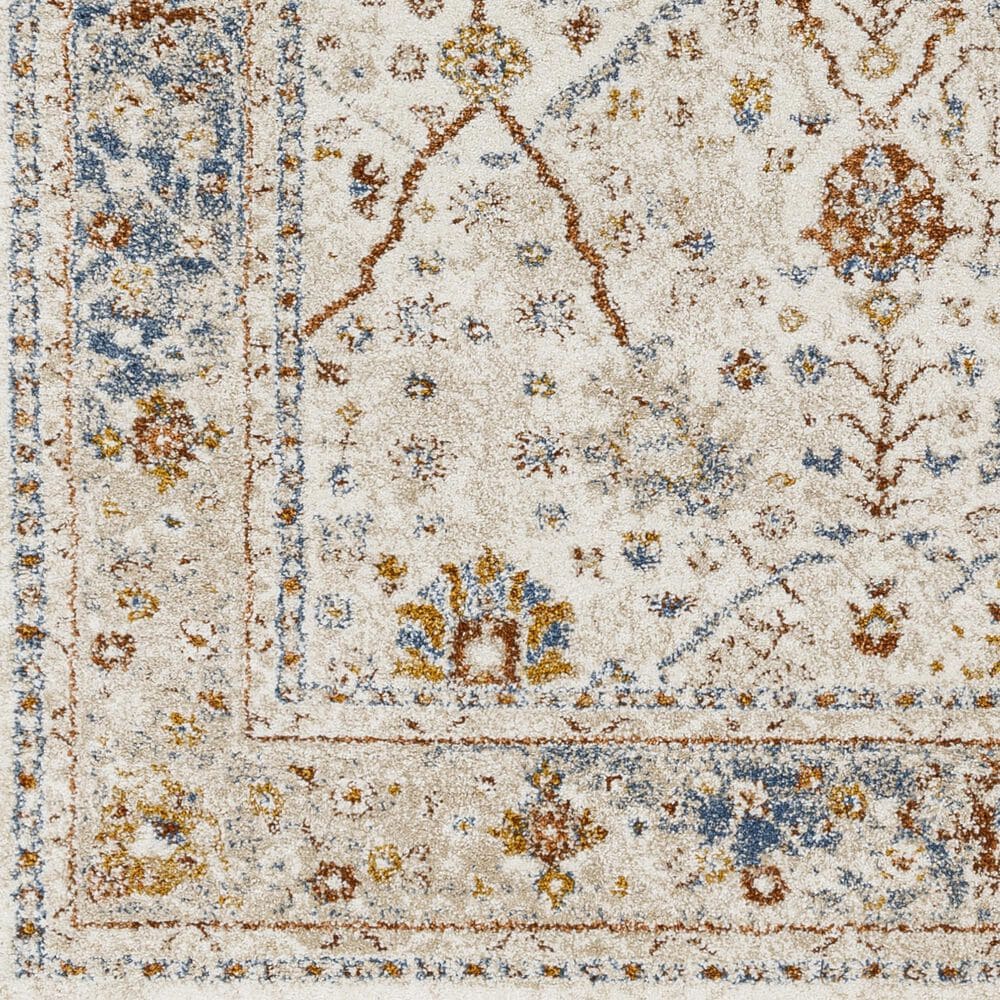 Surya Tuscany 8&#39;10&quot; x 12&#39;1&quot; Beige, Blue and Rust Area Rug, , large