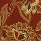 J. Queen New York Montecito 16" Square Throw Pillow in Red, Gold and Spice, , large