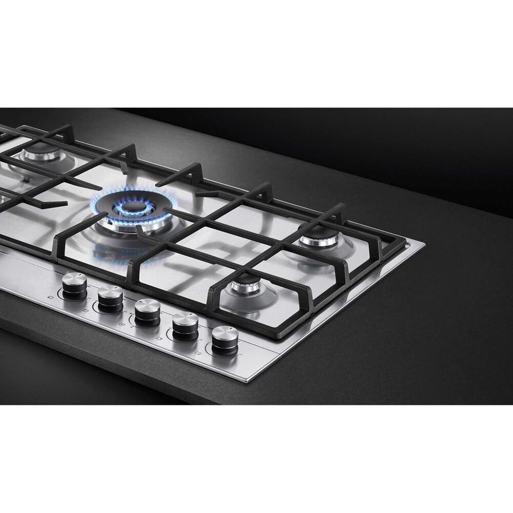 Fisher and Paykel 36&quot; Liquid Propane Cooktop with 5-Burner in Stainless Steel, , large