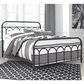 Ashley Nashburg Queen Slat Metal Bed in Black, , large