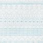 Safavieh Tulum 6"7" Square Ivory and Turquoise Area Rug, , large