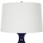 Uttermost Coil Table Lamp in Cobalt and Antique Brass, , large