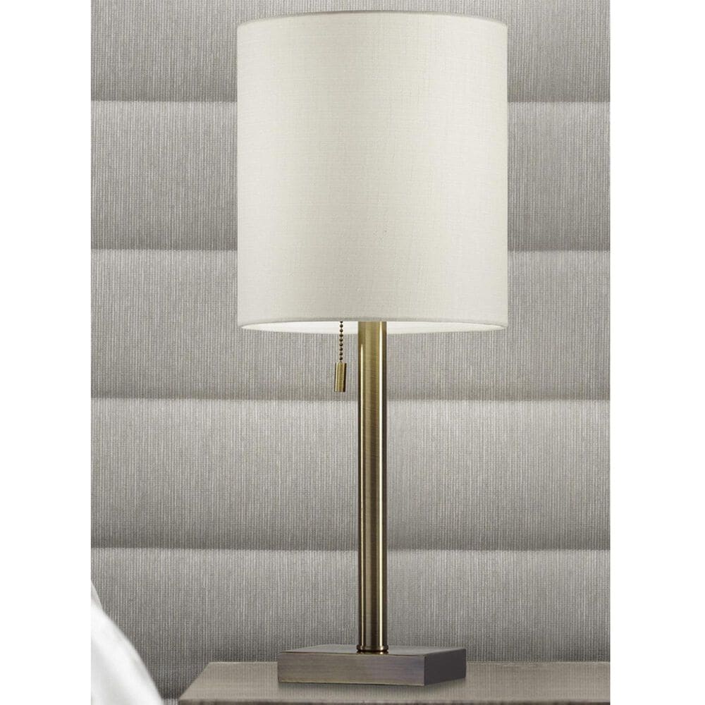 Adesso Liam Table Lamp in Antique Brass, , large