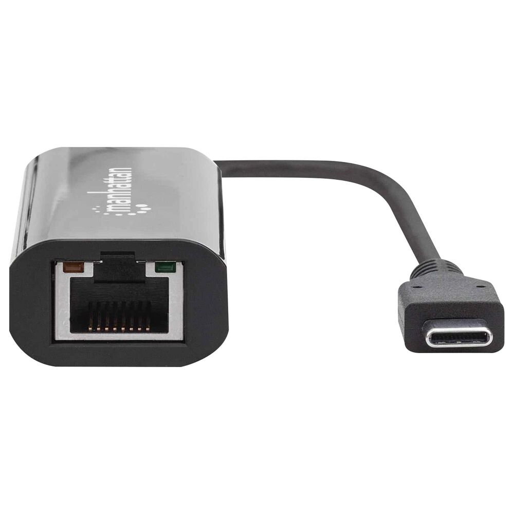 Manhattan USB-C to 2.5GBASE-T Ethernet Adapter in Black, , large