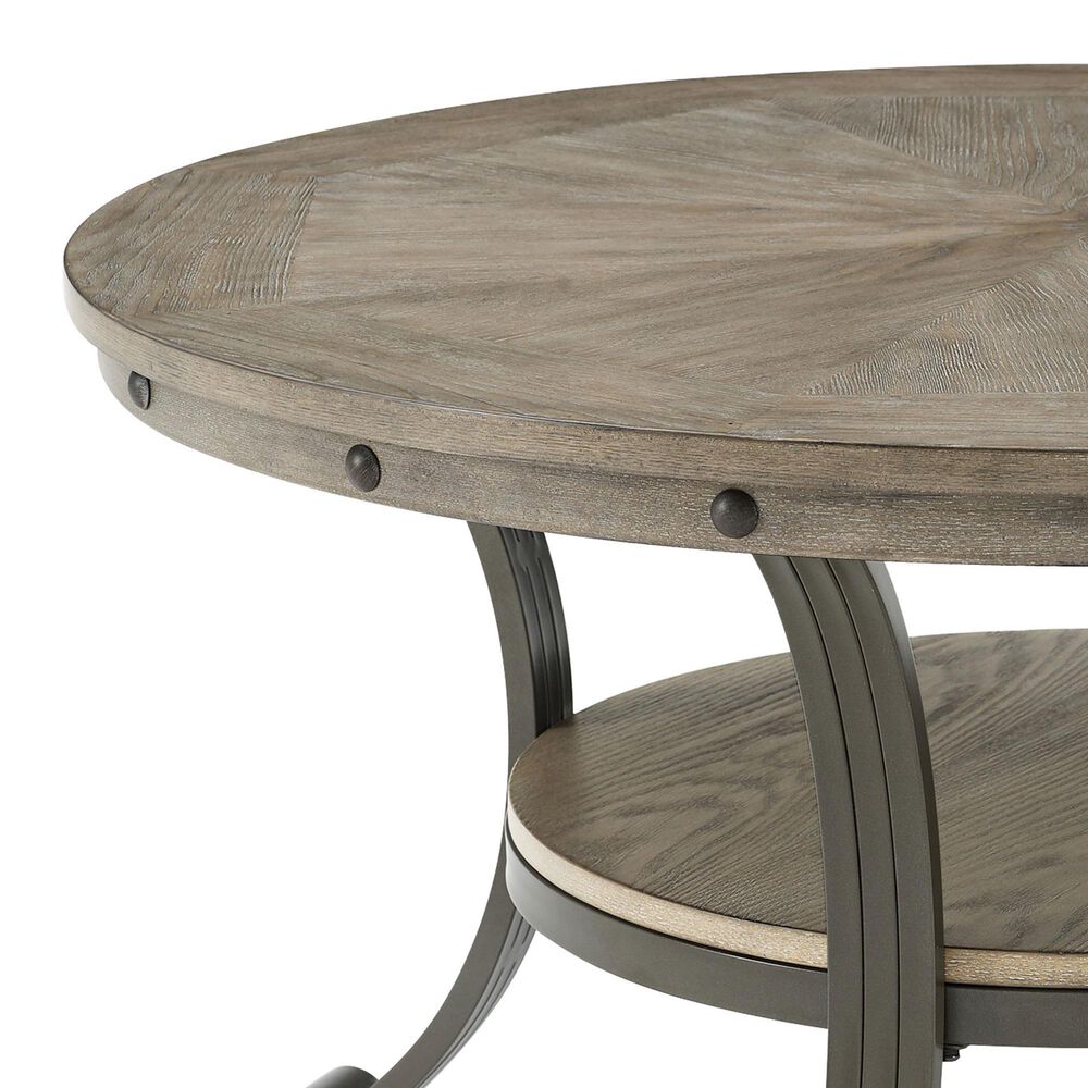 Linon Home Decor Franklin Cocktail Table in Pewter and Grey, , large