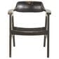 Nest Home Collections Wagner Dining Chair with Black Cushion in Distressed Black, , large