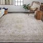 Feizy Aura 10" x 13"2" Gold and Ivory Area Rug, , large