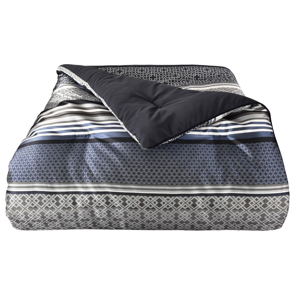 Royal Court Carlisle 3-Piece Full/Queen Comforter Set in Indigo, , large