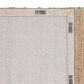 L&R Resources Natural Fiber 5" x 7"9" Cream and Ivory Area Rug, , large