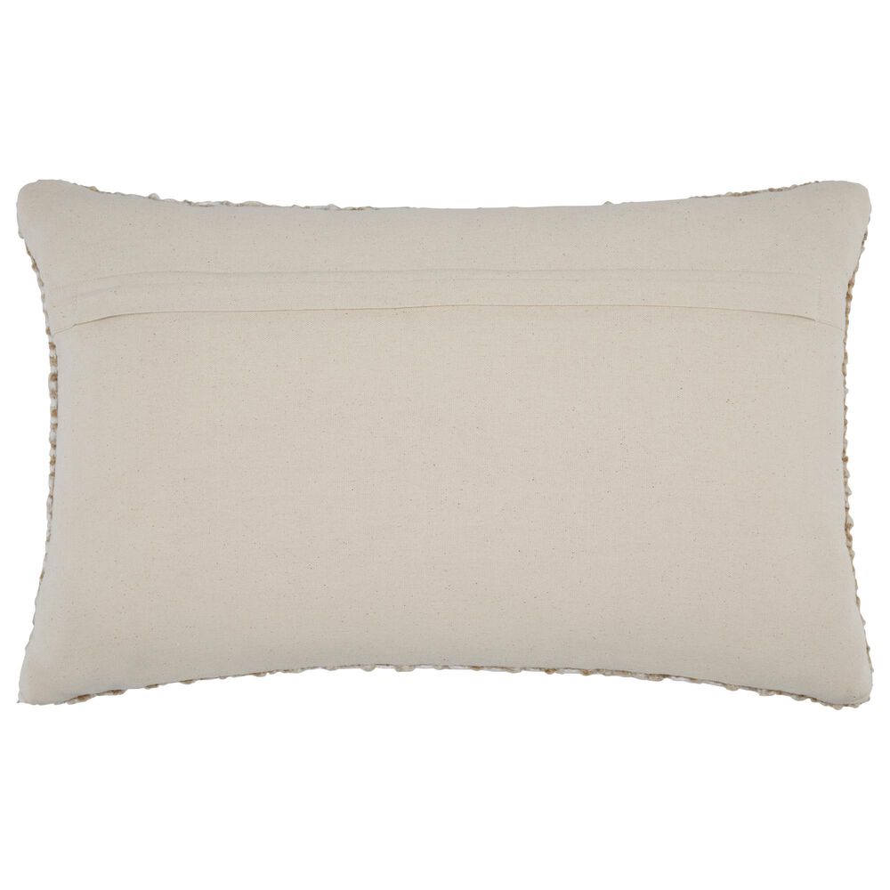 Ashley Hathby 14&quot; x 22&quot; Lumbar Throw Pillow in Tan and White, , large