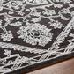 Surya Piazza 2" x 3" White, Charcoal Area Rug, , large