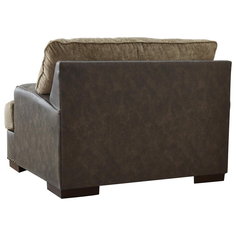 Ashley Alesbury Oversized Accent Chair in Chocolate, , large