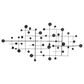 Maple and Jade 20" x 42" Glam Abstract Wall Decor in Matte Taupe and Silver, , large