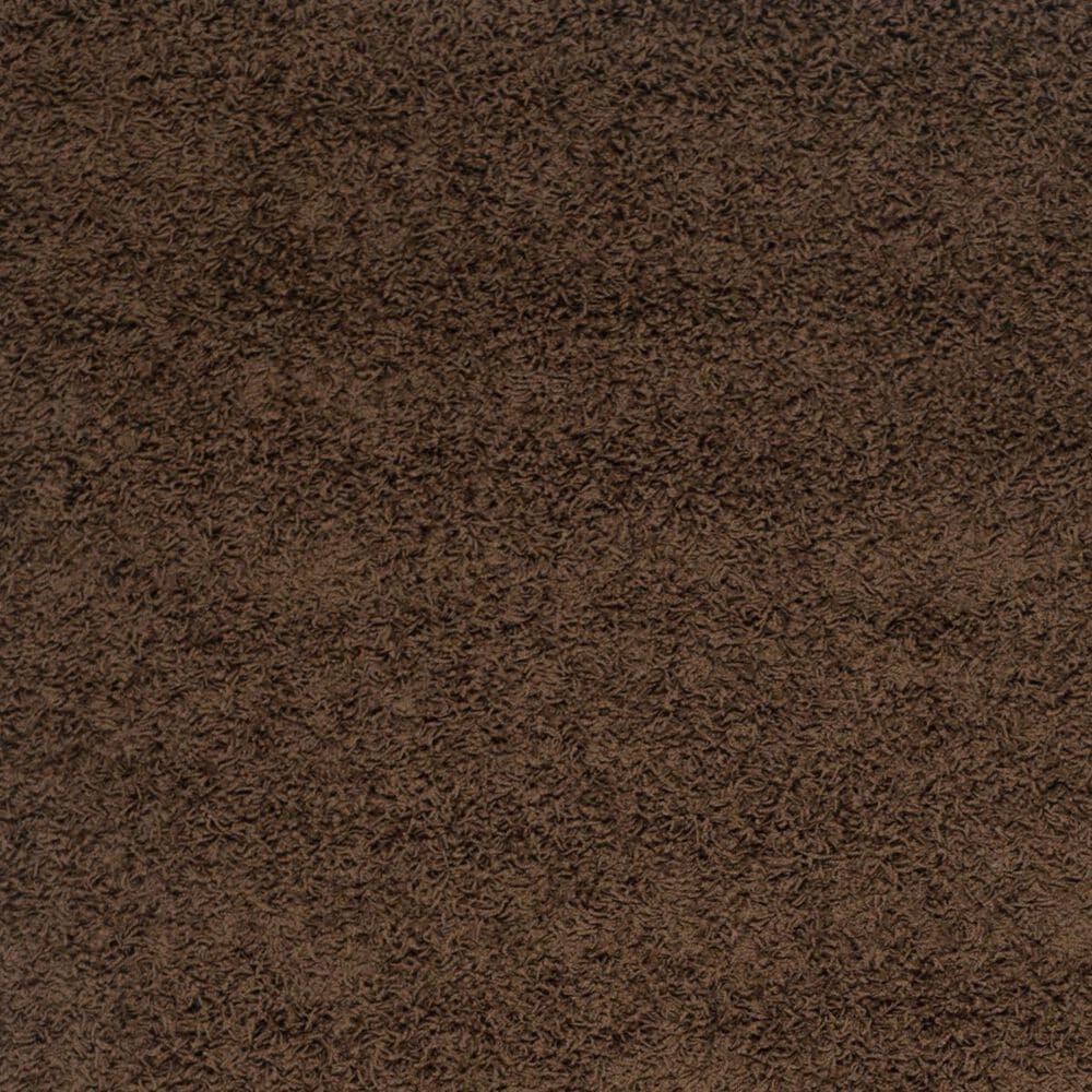 Safavieh Athens Shag SGA119A-5 5&#39;1&quot; x 7&#39;6&quot; Brown Area Rug, , large