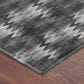 Dalyn Rug Company Soft Essentials Chevron Black 2"6" x 3"10" Area Rug, , large