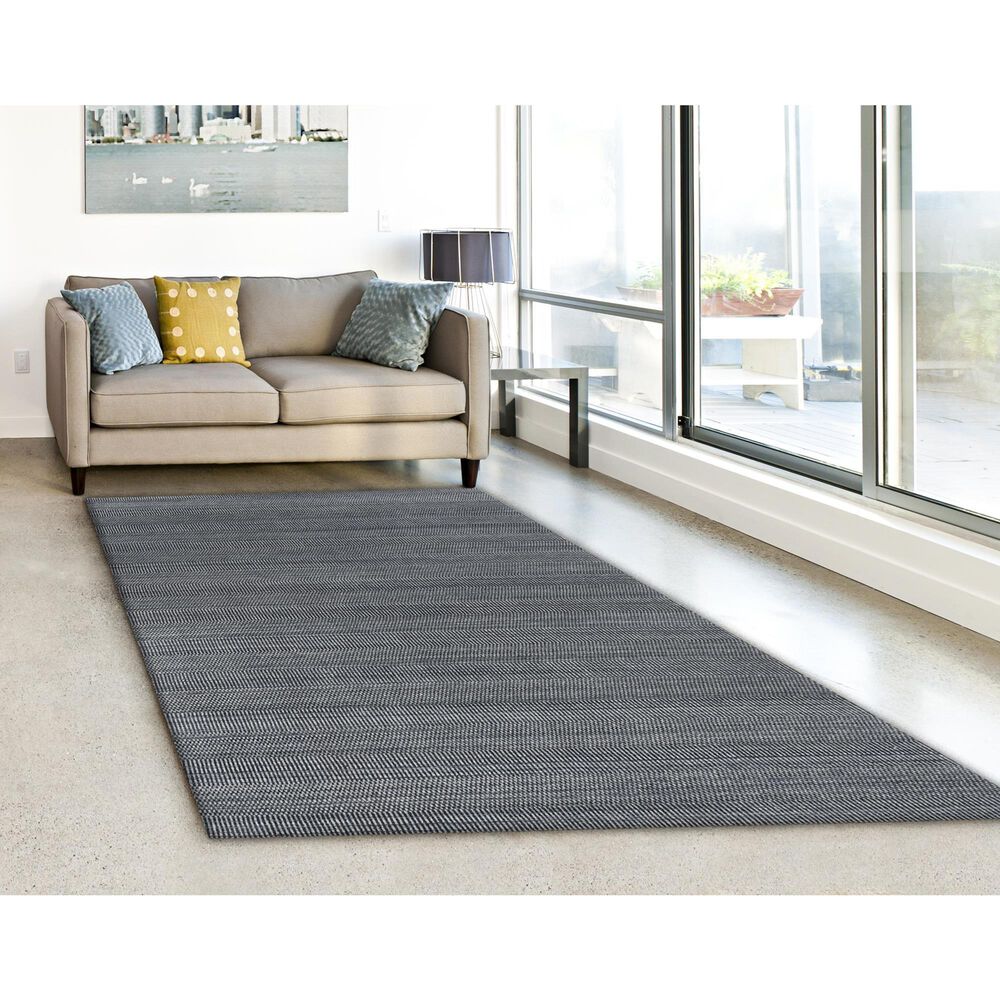 Radici USA Alleanza 10&#39; x 14&#39; Charcoal Area Rug, , large