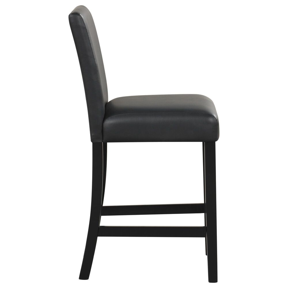 Titanic Furniture Ariana 5-Piece Round Dining Set in White and Black, , large