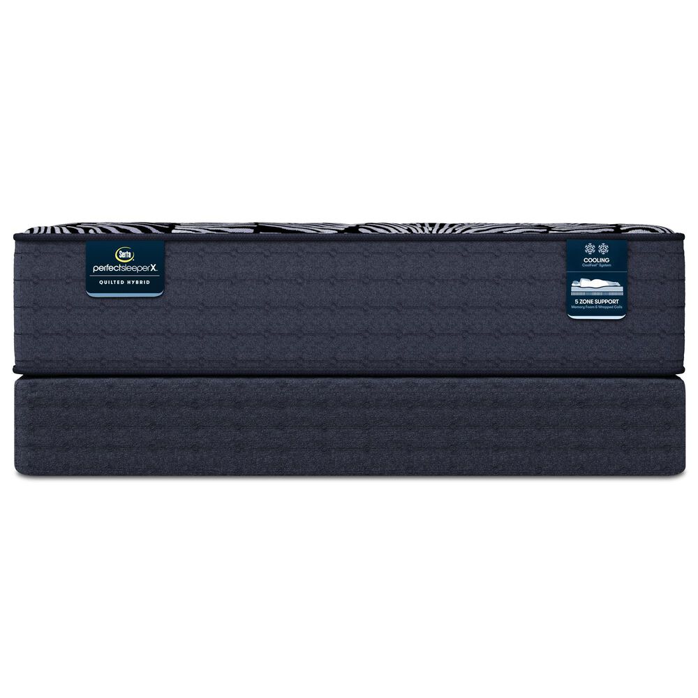 SERTA Perfect Sleeper X Knox Plush Twin XL Mattress with High Profile Box Spring, , large