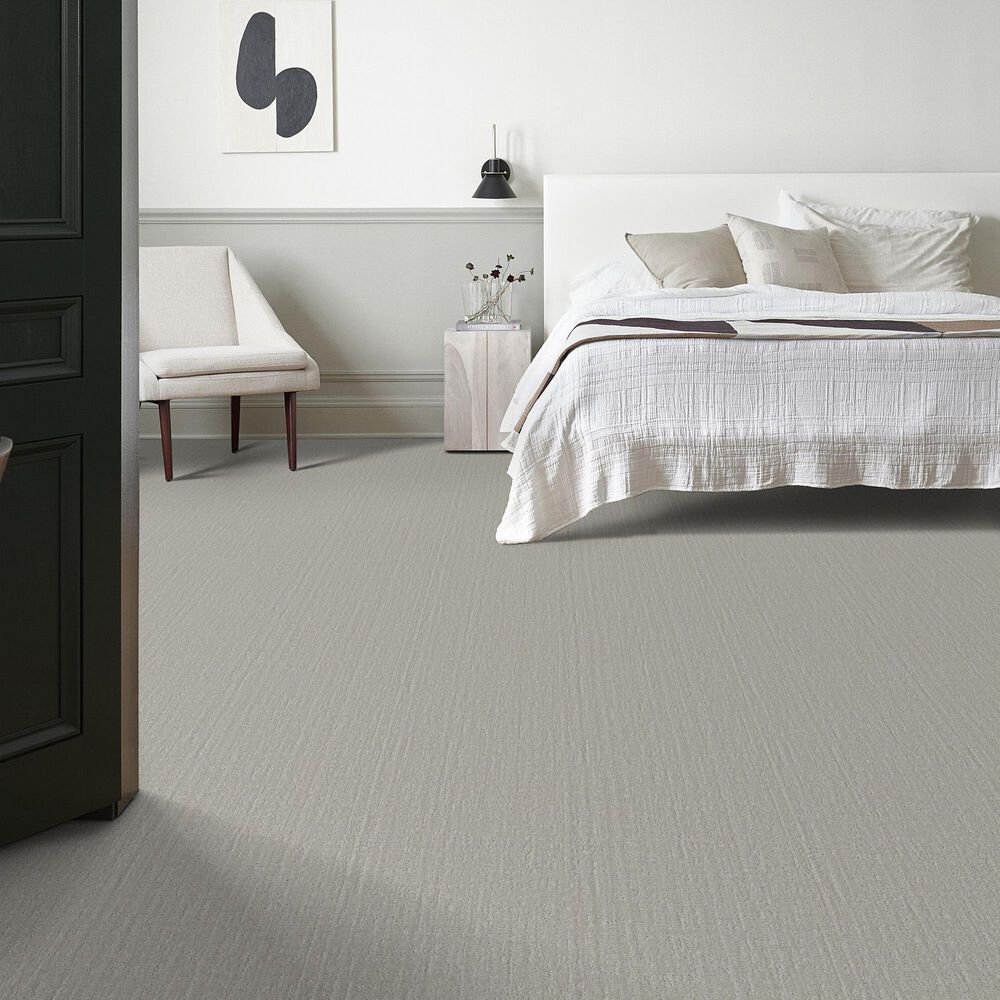 Shaw Shady Stroll Carpet in Silver Cloud, , large