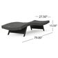Hearth and Haven Salem PE Wicker Chaise Lounge in Grey (Set of 2), , large