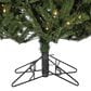 The Gerson Company 7.5" Pre-Lit Artificial New England Pine with White Lights in Green, , large