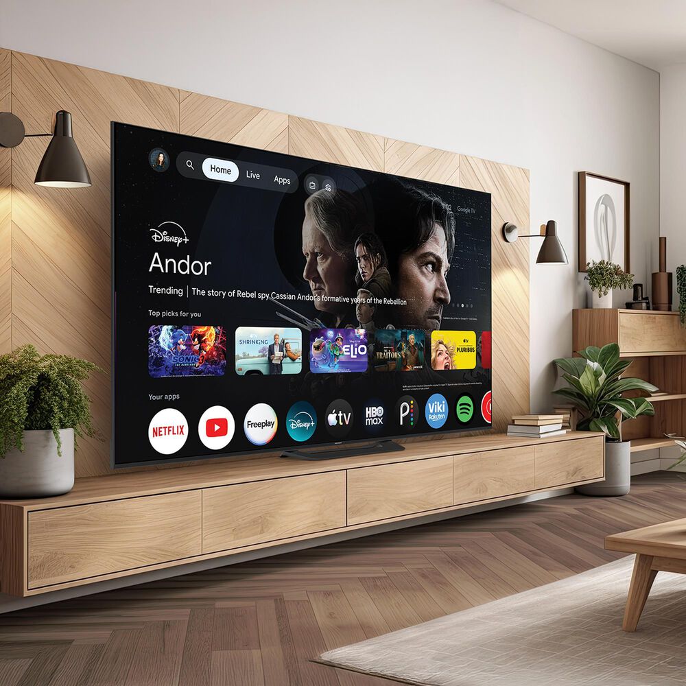 Element 100" Class Mini-LED QLED 4K in Black - Smart Google TV, , large