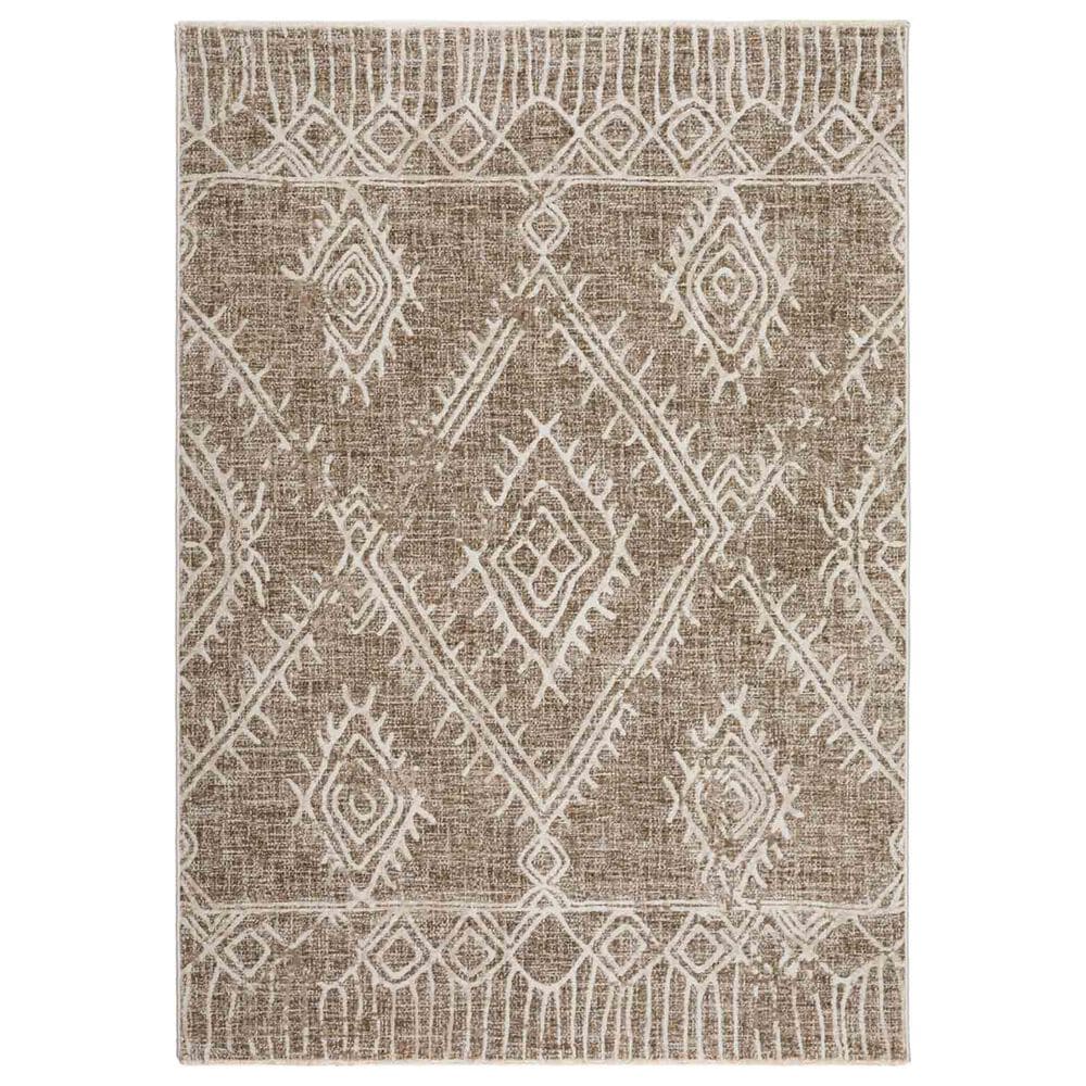 Dalyn Rug Company Izmir IZ1 5"3" x 7"8" Mocha Area Rug, , large