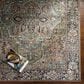 Surya Iris 7"6" x 9"6" Medium Green, Dark Blue, Charcoal, Light Olive, Sage, Light Beige and Cream Area Rug, , large