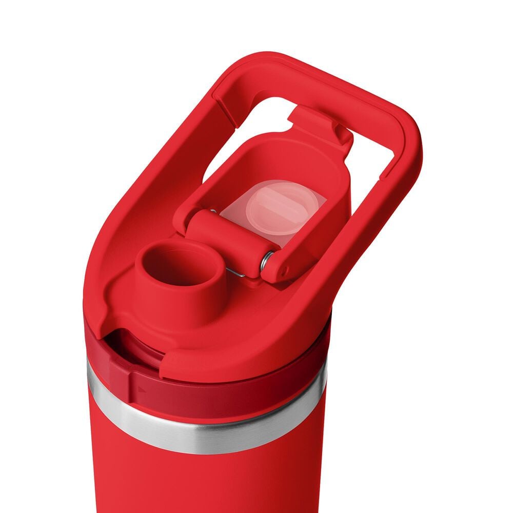 YETI Rambler 26 Oz Water Bottle with Flip Chug Cap in Rescue Red, , large