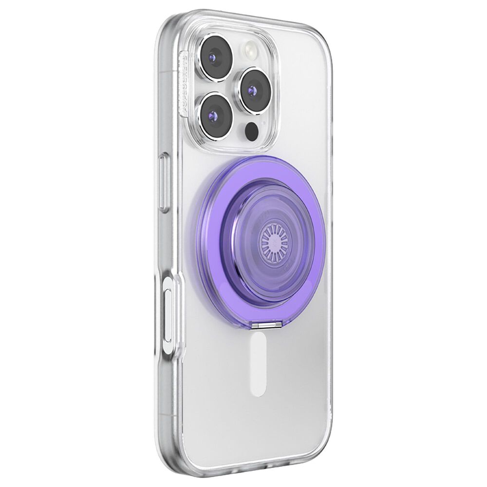 PopSockets MagSafe Circle Kick-Out PopGrip in Translucent Dusty Purple, , large