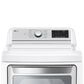 LG 7.3 Cu. Ft Front Load Turbo Steam Gas Dryer in White, , large