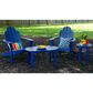 Linon Home Decor Adirondack Coffee Table in Blue, , large