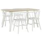 Ashley Grannen Rectangle Dining Table in White, Light Tan and Natural - Table Only, , large