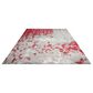 Nourison Twilight TWI21 12" x 15" Grey and Red Area Rug, , large