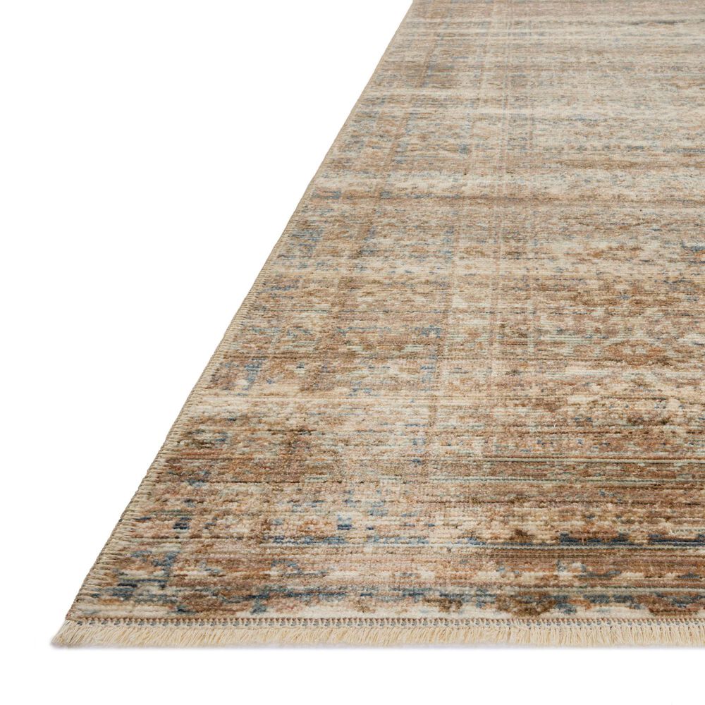 Amber Lewis x Loloi Molly Natural and Denim 2'7" x 10' Runner, , large