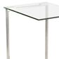 Lumisource Zenn End Table in Stainless Steel and Clear, , large