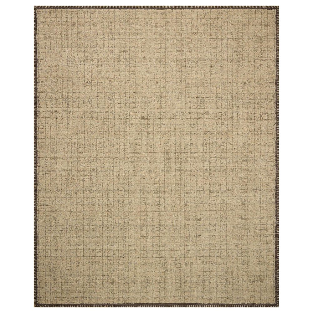Amber Lewis x Loloi Bowie Sand and Coffee 5"6" x 8"6" Area Rug, , large