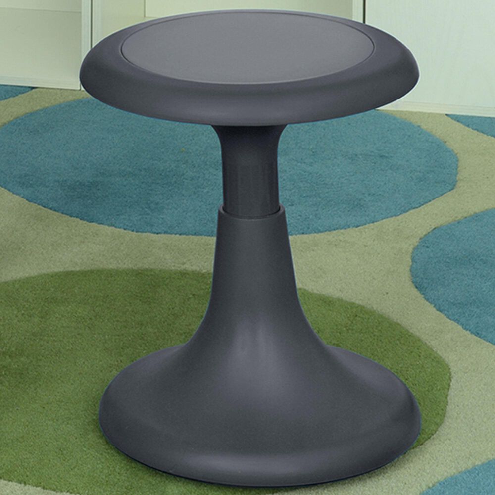 Regency Global Sourcing Glow 17" Wobble Stool in Grey, , large