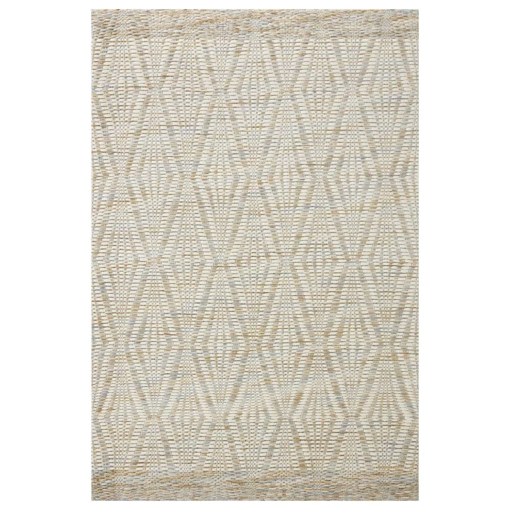 Loloi Kenzie 2"6" x 7"6" Ivory and Sand Runner, , large