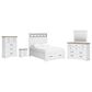 Ashley 5-Piece Queen Bedroom Set in White and Natural, , large