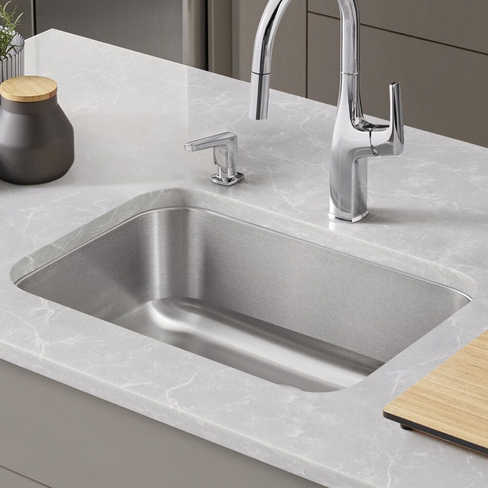 Blanco Stellar 28&quot; Super Single Bowl Kitchen Sink in Refined Brushed, , large