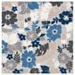 Safavieh Cabana CBN308F 6"7" Square Grey and Blue Indoor/Outdoor Area Performance Rug, , large