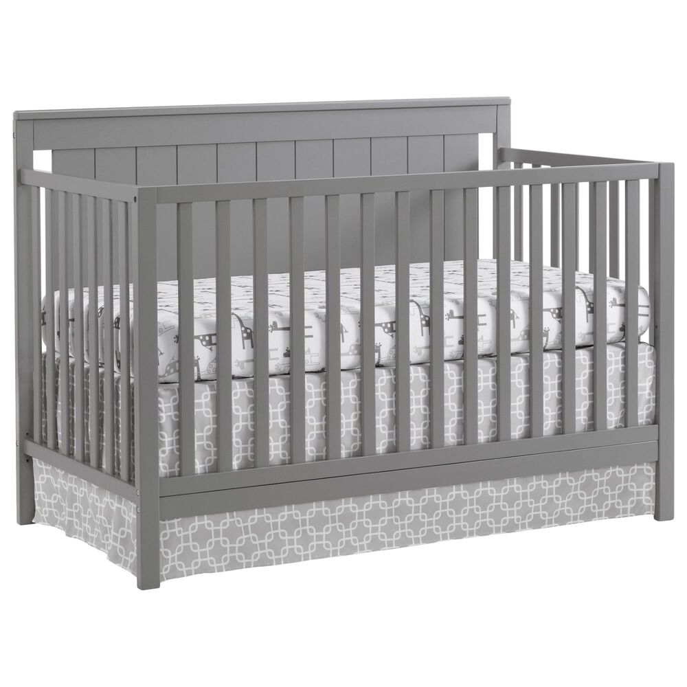 Oxford Baby Lazio 4-In-1 Convertible Crib in Dove Gray, , large