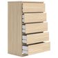 Ashley Onita 5-Drawer Chest in Natural, , large