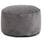 Howard Elliott Pana Short Pouf in Charcoal, , large
