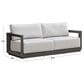Safavieh Donaldo Outdoor Sofa in Dark Grey, , large